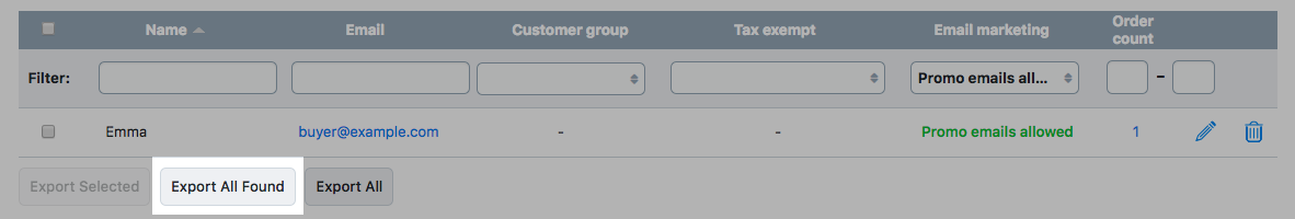 Export All Found