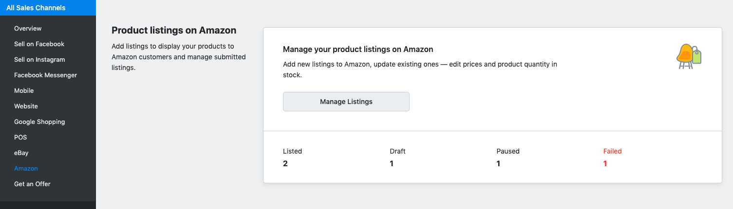 Manage Amazon listings in Ecwid
